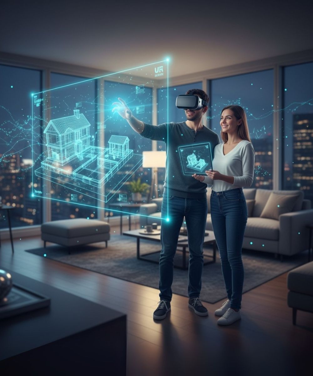 Virtuális séta illusztráció