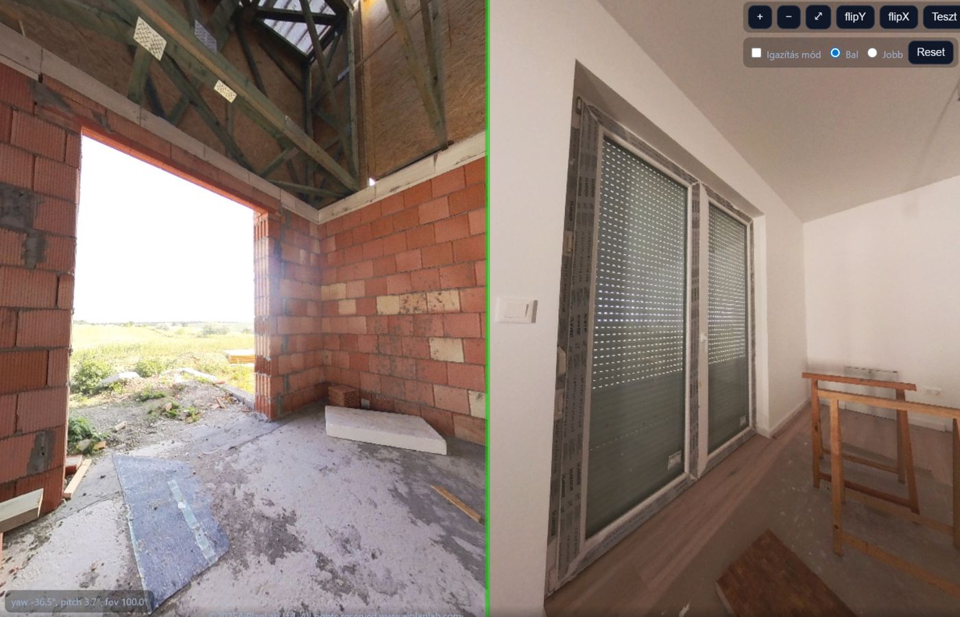 Építkezés fotódokumentálása